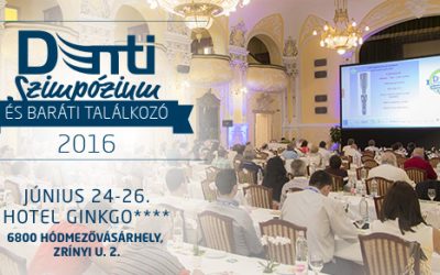 JÖN! JÖN! A XI. DENTI SZIMPÓZIUM ÉS BARÁTI TALÁLKOZÓ!